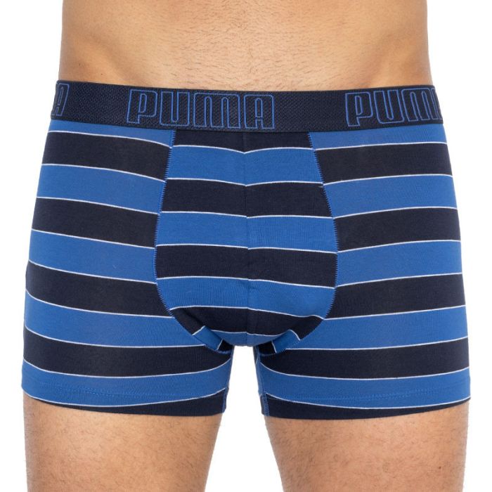 Труси-боксери Puma YD BOLD STRIPE BOXER 2P синій, чорний, білий Чол M