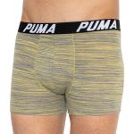 Труси-боксери Puma SPACEDYE STRIPE BOXER 2P сірий, жовтий Чол M
