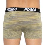 Труси-боксери Puma SPACEDYE STRIPE BOXER 2P сірий, жовтий Чол M