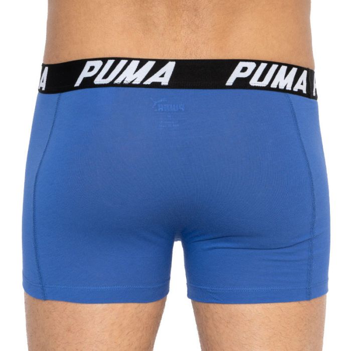 Труси-боксери Puma SPACEDYE STRIPE BOXER 2P синій, червоний Чол L