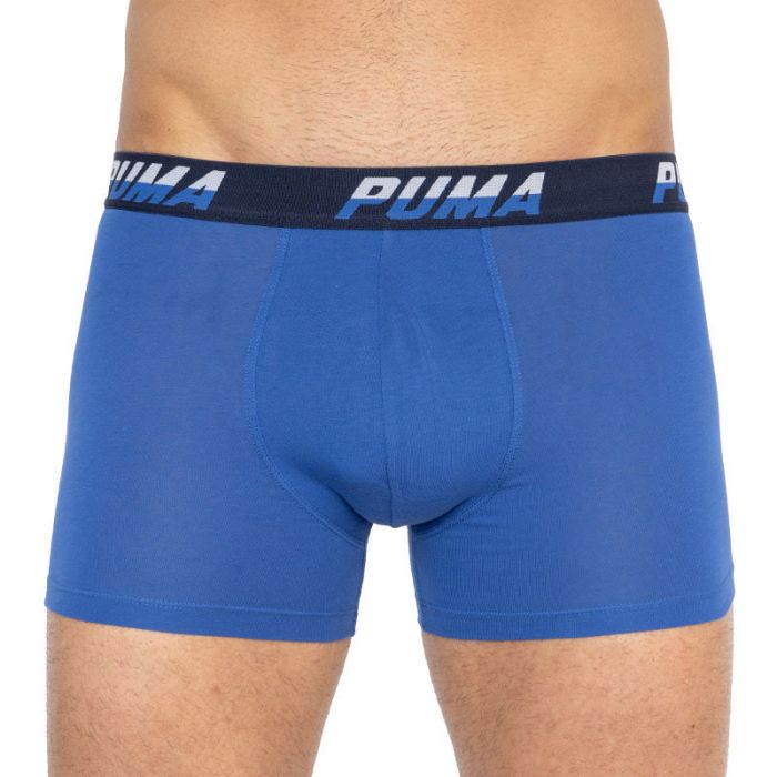 Труси-боксери Puma LOGO AOP BOXER 2P синій, білий Чол L