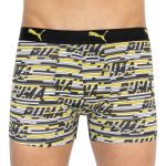 Труси-боксери Puma LOGO AOP BOXER 2P сірий, жовтий Чол L