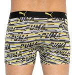 Труси-боксери Puma LOGO AOP BOXER 2P сірий, жовтий Чол L