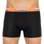 Труси-боксери Puma LOGO AOP BOXER 2P чорний, помаранчевий, синій Чол M