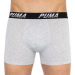 Труси-боксери Puma LOGO AOP BOXER 2P сірий, білий, чорний Чол L