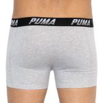 Труси-боксери Puma LOGO AOP BOXER 2P сірий, білий, чорний Чол L