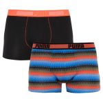 Труси-боксери Puma WORLDHOOD STRIPE TRUNK 2P чорний, червоний, синій Чол M