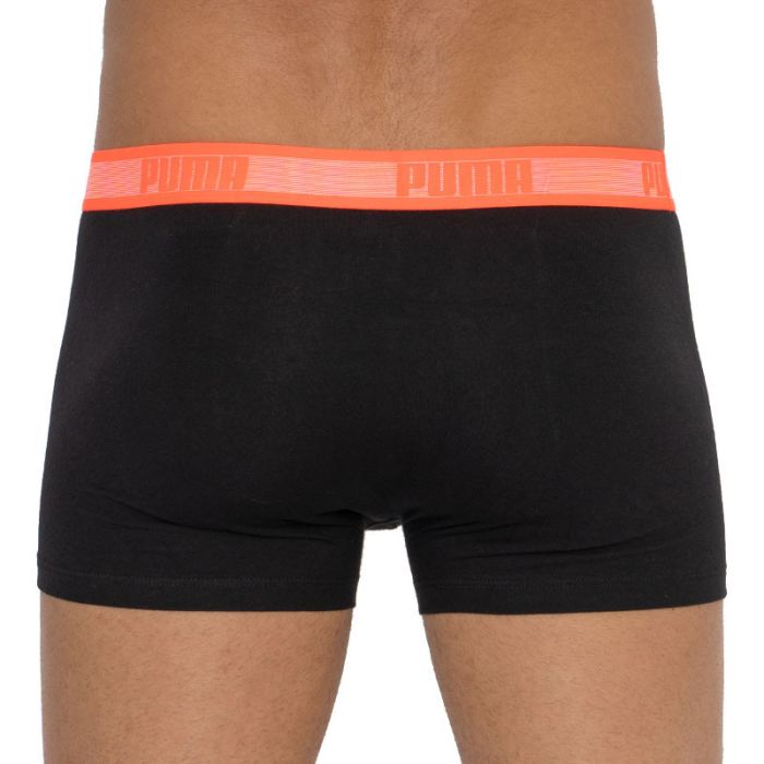 Труси-боксери Puma WORLDHOOD STRIPE TRUNK 2P чорний, червоний, синій Чол M