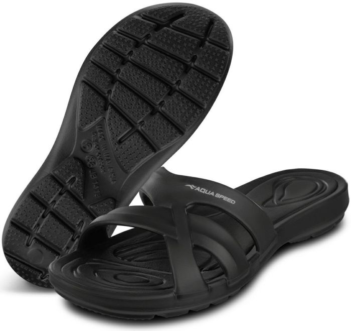 Шльопанці Aqua Speed PANAMA 9865 чорний Жін 36