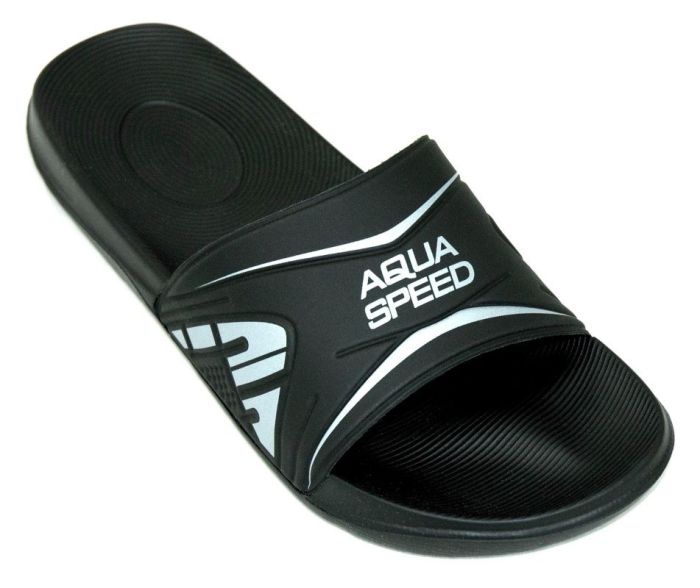 Шльопанці Aqua Speed DAKOTA 6806 чорний, сріблястий Чол 41