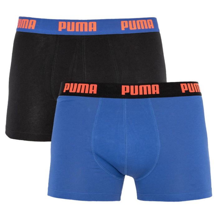 Труси-боксери Puma BASIC BOXER 2P чорний, синій Чол S