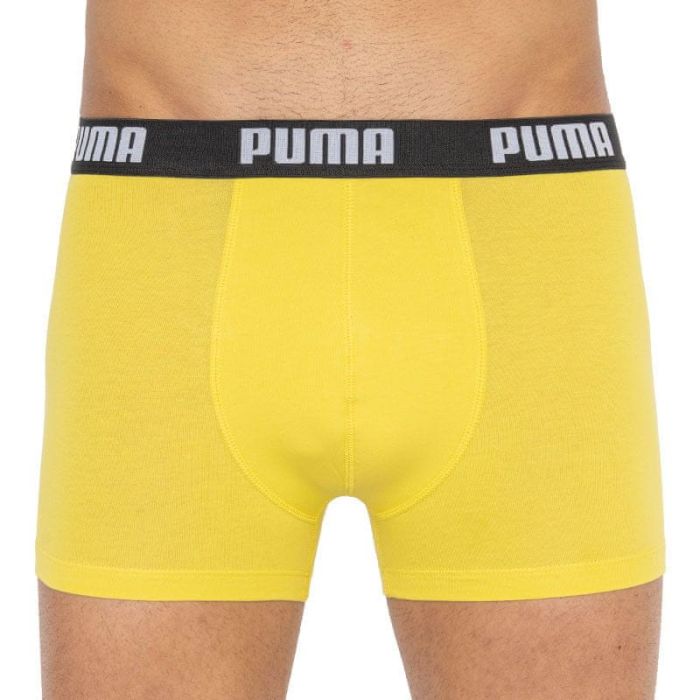 Труси-боксери Puma BASIC BOXER 2P сірий, жовтий Чол XL