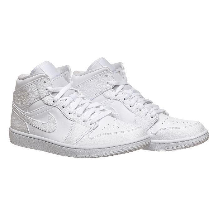 Кросівки Jordan 1 Mid White (554724-130)