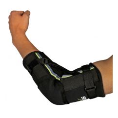 Налокітник SELECT 6603 Elbow support with splints (228) чорн/зел, L