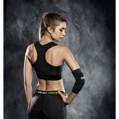 Налокітник компресійний SELECT 6651 Compression elbow support - handball youth (010) чорний, L/XL