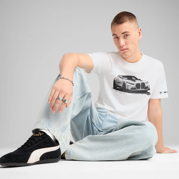Футболка чоловіча Puma Bmw Essential Graphic Tee White 630633-02