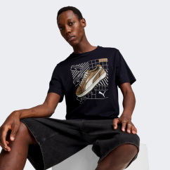 Футболка GRAPHICS Sneaker Tee 68483016 Puma L Темно-синій