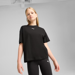 Футболка підліткова ESS Boxy Tee 68513101 Puma 128 Чорний