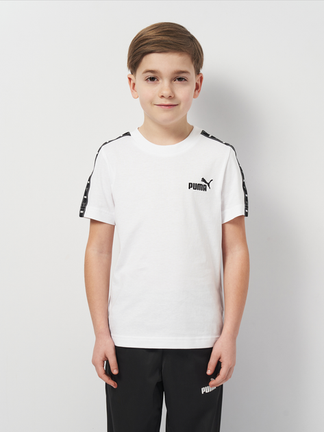 Футболка підліткова ESS TAPE Tee 68578002 Puma 128 Білий