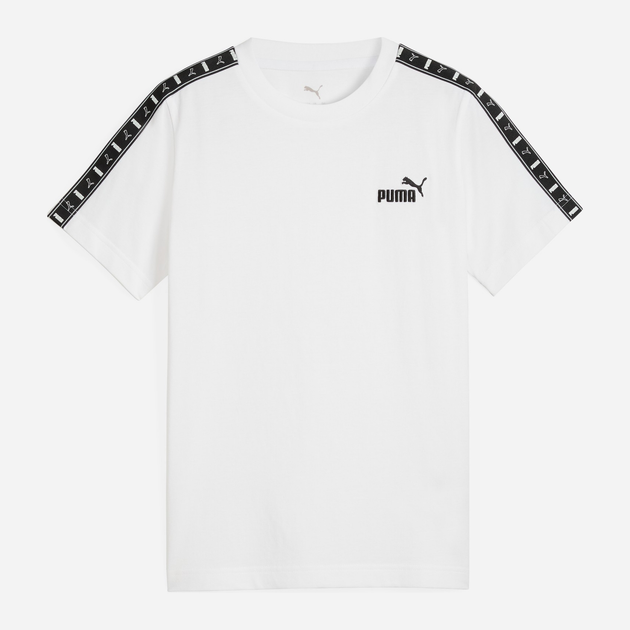 Футболка підліткова ESS TAPE Tee 68578002 Puma 128 Білий