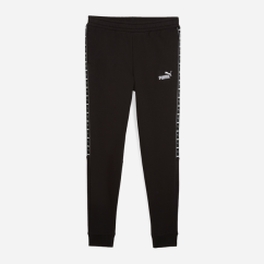 Штани спортивні підліткові ESS TAPE Sweatpants TR 68578201 Puma 128 Чорний