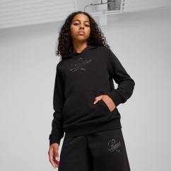 Худі підліткове ESS SCRIPT Hoodie 68580601 Puma 128 Чорний