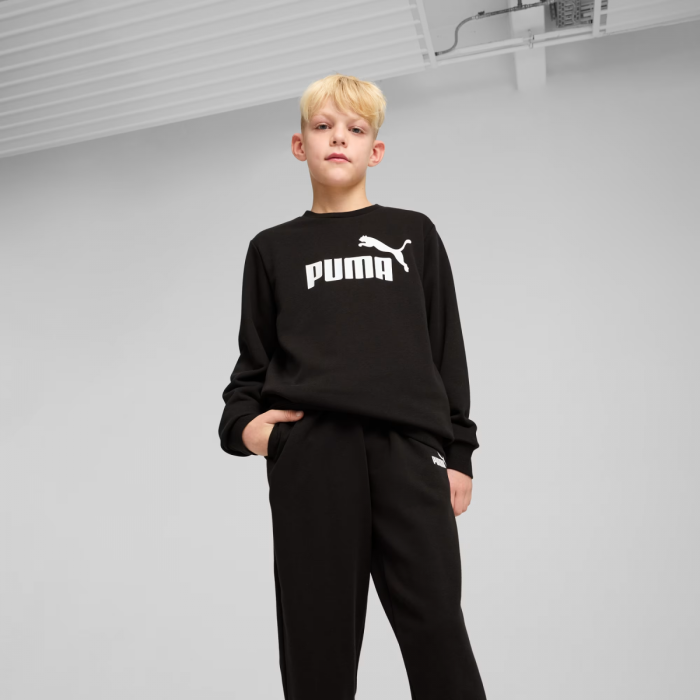 Костюм спортивний ESS Logo Crew Sweat Suit TR 68629601 Puma 128 Чорний