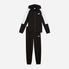 Костюм спортивний підлітковий ESS BLOCK Sweat Suit 68972401 Puma 128 Чорний