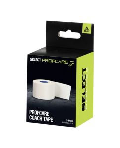 Тейп SELECT Coach Sportstape 2-Pack (001) білий, 3,8см*9м