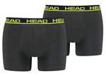 Труси-боксери Head BASIC BOXER 2P графітовий, жовтий Чол L