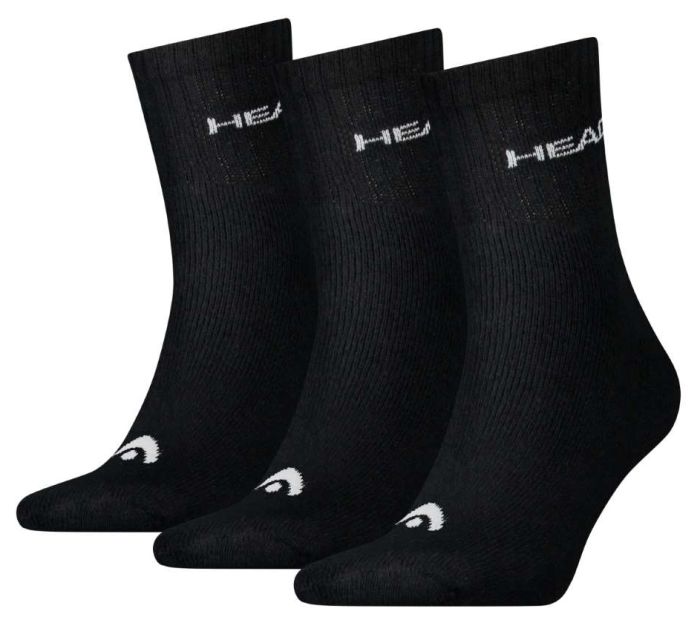 Шкарпетки Head ELEMENTS ALL SPORTS SHORT CREW 3P чорний Чол 39-42