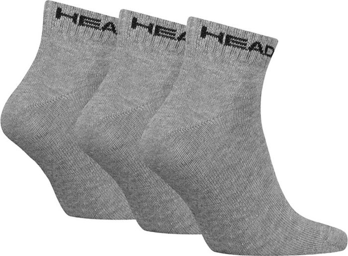 Шкарпетки Head ELEMENTS ALL SPORTS QUARTER 3P сірий Чол 39-42