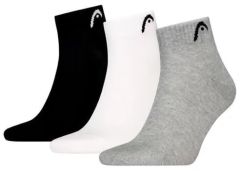 Шкарпетки Head ALL SPORTS TRAINING QUARTER 3P сірий, білий, чорний Чол 39-42