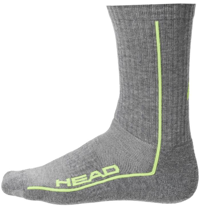 Шкарпетки Head ALL SPORTS PERFORMANCE CREW 2P сірий, білий Чол 39-42