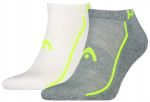 Шкарпетки Head ALL SPORTS PERFORMANCE SNEAKER 2P сірий, білий Чол 39-42