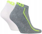 Шкарпетки Head ALL SPORTS PERFORMANCE SNEAKER 2P сірий, білий Чол 39-42