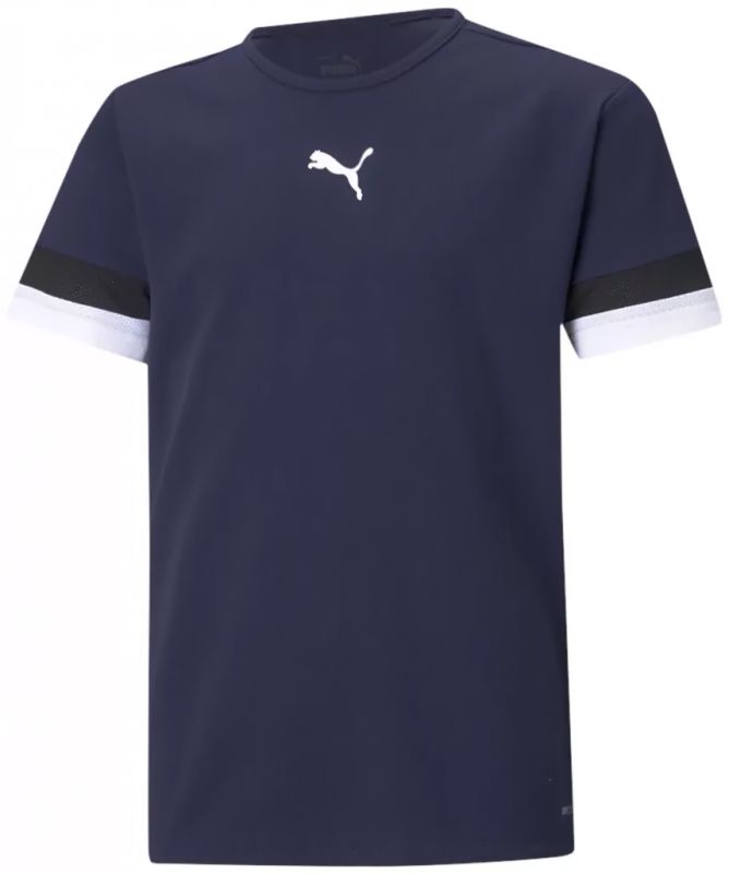 Футболка Puma teamRISE Jersey Jr темно-синій Діт