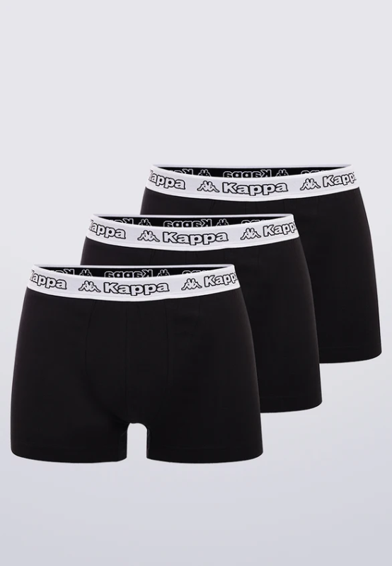 Труси-боксери Vario 3pack Boxer Shorts 708386-19-4006 Kappa L Чорний