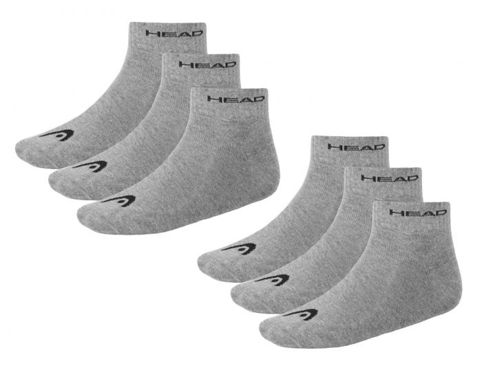Шкарпетки Head QUARTER 3PPK UNISEX сірий Уні 35-38