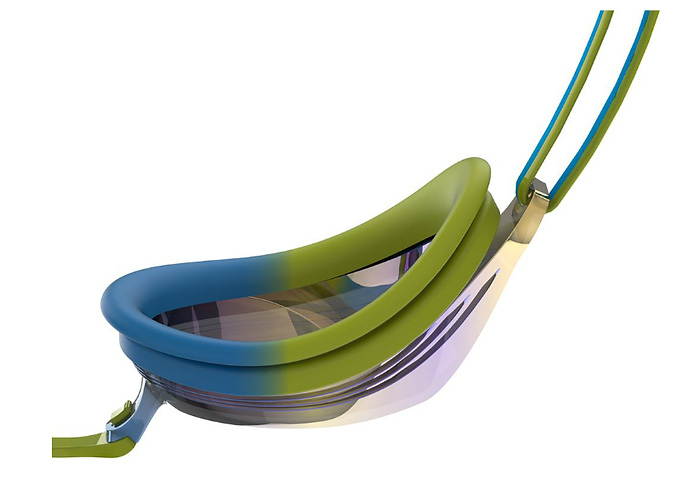 Окуляри для плавання Speedo VENGEANCE MIR GOG JU GREEN/BLUE зелений, чорний Діт OSFM