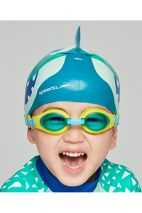 Шапочка для плавання Speedo CROC PRT CHARACTER CAP IU зелений Діт OSFM