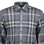 Сорочка BURBERRY CLAVERDON Plaid Long Sleeve Cotton Shirt