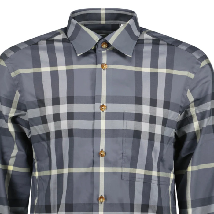 Сорочка BURBERRY CLAVERDON Plaid Long Sleeve Cotton Shirt