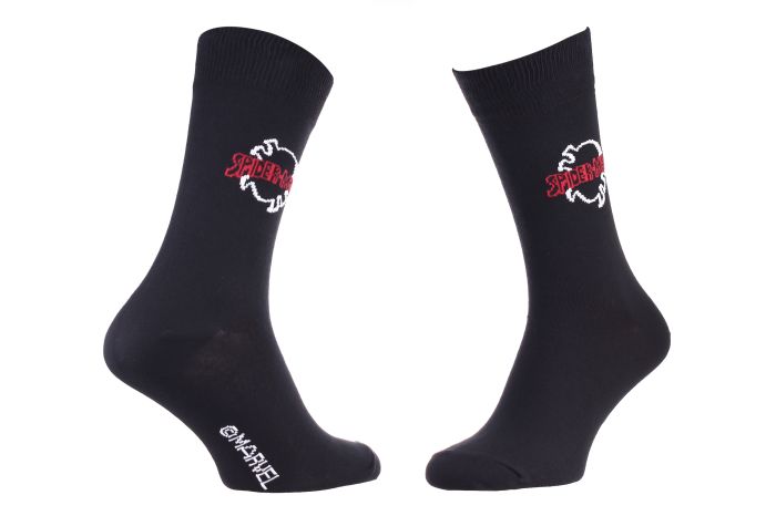 Шкарпетки Spider Man SPIDERMAN LOGO чорний Діт 39-42