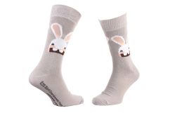 Шкарпетки LAPINS CRETINS TETE LAPIN бежевий Діт 39-42