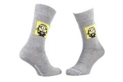 Шкарпетки Minion DANS CARRE світло-сірий Діт 39-42