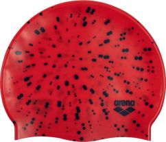 Шапочка для плавання Arena PRINT JR червоний, чорний Діт OSFM
