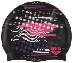Шапочка для плавання Arena PRINT JR чорний Діт OFSM