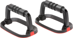Упори для віджимання Adidas Performance Push Up Bars чорний, червоний Уні 20,7 x 13 x 11,7 см