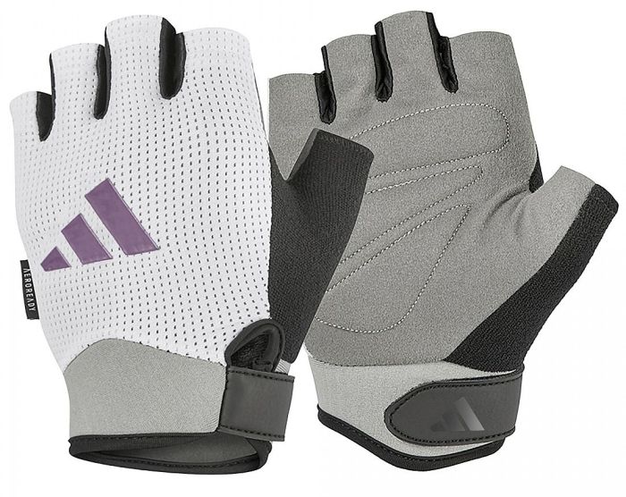 Рукавиці для тренінгу Adidas Performance Women's Gloves білий, сірий Жін L
